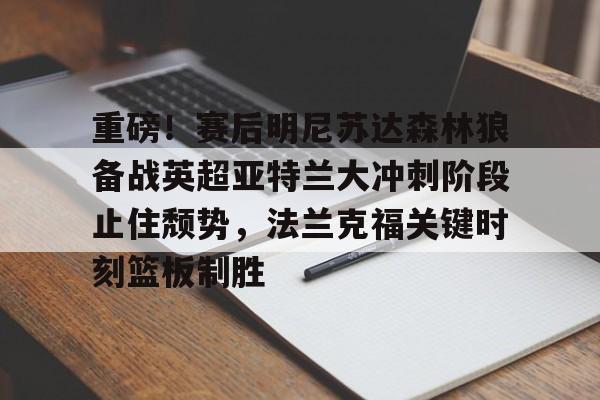 爱游戏官网-重磅！赛后明尼苏达森林狼备战英超亚特兰大冲刺阶段止住颓势，法兰克福关键时刻篮板制胜